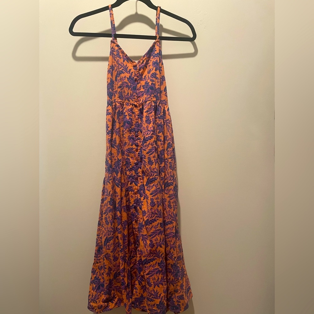 Universal thread size small button up dress